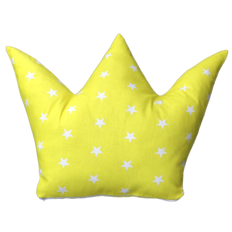 Подушка «корона желтая»