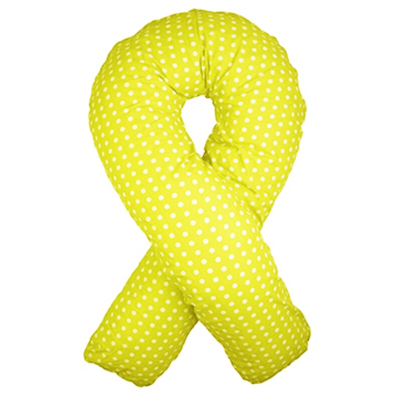 Подушка для беременных "Горох на жёлтом"